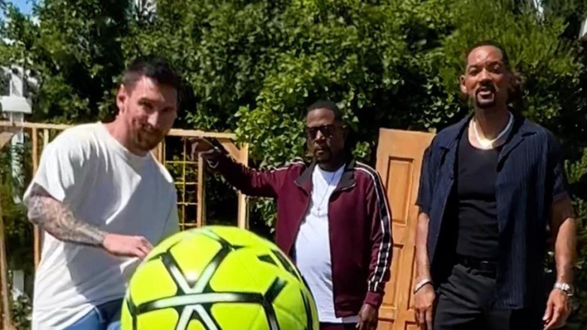 Will Smith leaves everyone speechless with this surprise video with Leo Messi