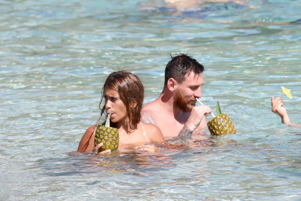  Lionel Messia and his wife are enjoying their holiday in St Bart's